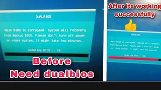 dual bios recovery gigabyte | how to repair corrupted dual bios - Gigabyte Motherboard