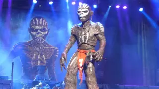 iron maiden - eddie on stage - fort lauderdale - 02/24/2016