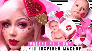 Valentine's Day MAKEUP | Collab w/VICTORIA LYN | Baby Cupid