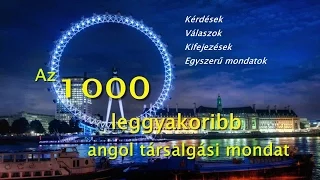 ANGOL ÁLTALÁNOS KIFEJEZÉSEK 3.