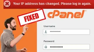 How to Fix-Your IP address has changed. Please log in again Error in cPanel [STEP BY STEP] ☑️