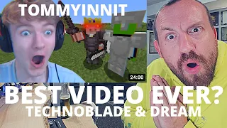 TommyInnit I finally teamed with Dream & Technoblade... (REACTION!) this his BEST VIDEO? | Dream SMP