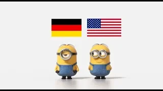 German cars vs American cars Minions Style