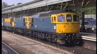 class 33's out to play Salisbury & Exeter 6.7.91 (Full Version)