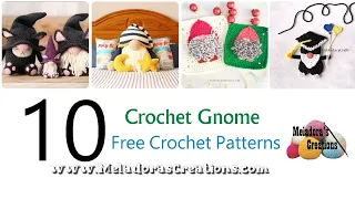 10 Crochet Gnome Patterns - Free Crochet Pattern Round up