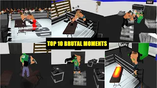 Top 10 Brutal Moments | WR3D | WWE