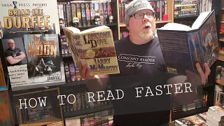 READING FASTER! THE MAGIC FORMULA? HOW I READ ONE BOOK PER DAY SINCE I WAS THIRTEEN. CONSTANT READER