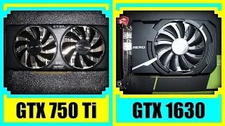 GTX 750 Ti vs GTX 1630 in 2022
