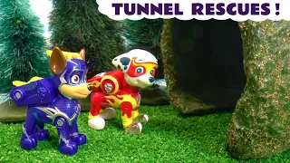 Tunnel Rescue Stories with the Mighty Pups