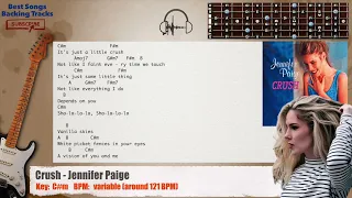 🎸 Crush - Jennifer Paige Guitar Backing Track with chords and lyrics