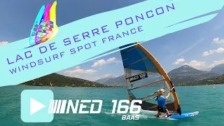 Windsurfing Lac de Serre Poncon (France) | Fin versus Foil