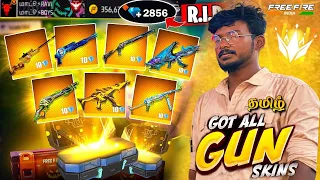 ALL GUNS 10 DIAMONDS💎 ONLY || NEW EVENT CRATES OPENING FREE FIRE🔥 மாட்டு RAVI