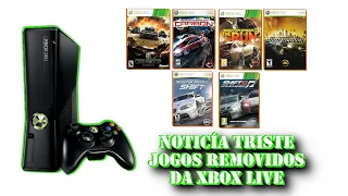 NOTÍCIA TRISTE  DO XBOX 360 - A FRANQUIA NEED FOR SPEED FOI REMOVIDA DA LOJA DO XBOX