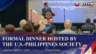 Formal Dinner hosted by the U.S.-Philippines Society 04/12/2024