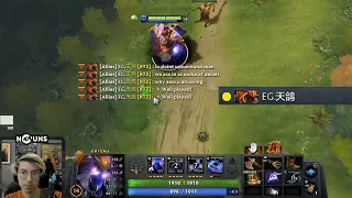 Arteezy malding at his mirana