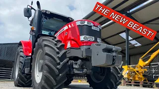 IF IT'S NOT RED LEAVE IT IN THE SHED!!! OUR NEW TO US MASSEY FERGUSON 7615 ARRIVES