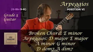 ABRSM Grade 5 Guitar Arpeggios