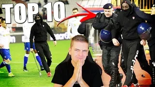 TOP 10 GESTOORDE VOETBAL HOOLIGANS!!