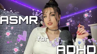 ASMR for ADHD | FAST Paced Aggressively UNPREDICTABLE Triggers ( Pay Attention/Focus, Mouth Sounds )