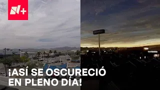 Así se vio el eclipse solar total en Torreón - N+