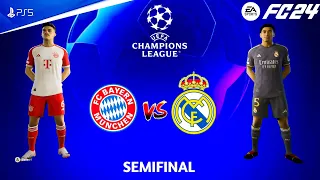 FC 24 - Bayern Munich vs Real Madrid | UEFA Champions League Semifinal 2024 Full Match | PS5™ [4K60]