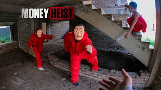 MONEY HEIST PARKOUR || ESCAPING ANGRY GIRL AND HER BOYFRIEND 3.0 (Epic Parkour POV)