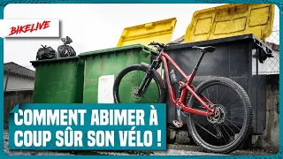 Au secours : 10 façons d’être sûr d’endommager son vélo, et nos solutions pour ne pas l'abimer