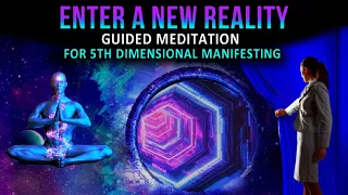 Law of Attraction Meditation for 5th Dimension Manifesting & Raising Your Vibration [Guided]