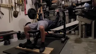 225lb/102kg x 15 bench press @ 145/66kg bw