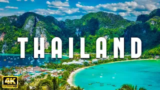 FLYING OVER THAILAND (4K UHD) - Scenic Relaxation Film With Calming Music || Dreame Relax