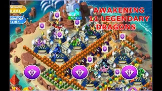 AWAKENING 11 LEGENDARY DRAGONS-DRAGON MANIA LEGENDS | DML | HD