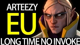 Arteezy Pro Invoker Carry in EU Server Ranked Gameplay Top MMR Player