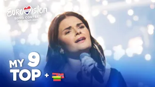 Eurovision 2020 - Top 9 (NEW: 🇱🇹🇳🇴🇦🇲)