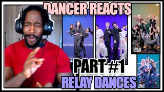 PRO DANCER REACTS TO KPOP RELAY DANCES | [릴레이댄스] XG(엑스지)  SHOOTING STAR + TXT Sugar Rush Ride + MORE