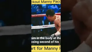 worst part for Manny Pacquiao in the world of boxing #shorts