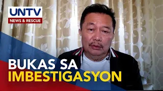 Davao del Norte Rep. Alvarez, bukas sa imbestigasyon sa kaniyang pahayag na pagkalas ng AFP kay PBBM