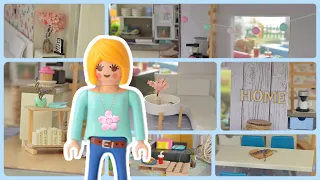 Frühling im modernen Wohnhaus| Roomtour mit DIYs 🌸| Pimp my Playmobil Film deutsch