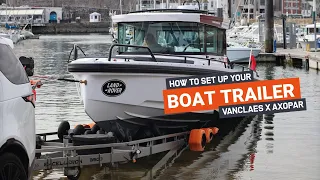 HOW TO SET UP YOUR BOAT TRAILER - Vanclaes Top Tips & Walkthrough