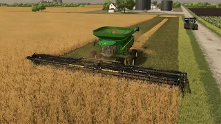 BIG FLATS TEXAS USA #31 | Time Lapse | Farming Simulator 22 | FS 22 | Harvest