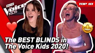 UNFORGETTABLE BLIND AUDITIONS in The Voice Kids 2020 (so far)! ❤️ | TOP 10