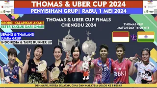 Hasil Thomas Uber Cup 2024 Hari Ini ~ Uber Jepang & Thailand Menang ~ Uber Indonesia Runner UP