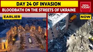Russia-Ukraine War: Ukraine Cities Ravaged By Airstrikes | See Before & After Images
