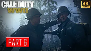 Call of Duty: WWII Gameplay Walkthrough Part 6 - [4K 60FPS] - No Commentary