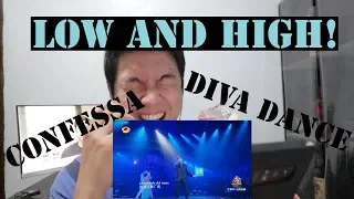 [REACTION] DIMASH SHOWS THE OTHER SIDE OF HIM | CONFESSA + DIVA DANCE | #EBReacts