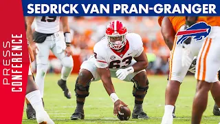 Sedrick Van Pran-Granger "Work As Hard As I Can" | Buffalo Bills | NFL Draft 2024