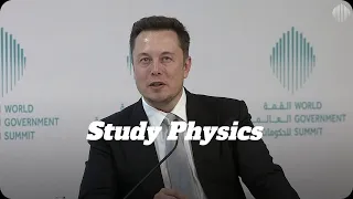 Elon Musk advice to young people.