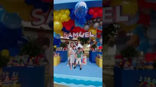 Gusttavo Lima e Andressa Suita festa de aniversário de SAMUEL completa! 😍 #shorts