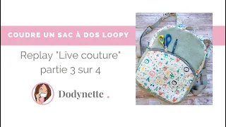 Replay live couture : Coudre un sac à dos Loopy 3 sur 4