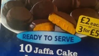 Iceland Jaffa Cake Ice Creams FIRST REVIEW as seen on TV Advert