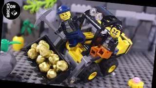Bobcat Gold Mine Robbery Lego City Police Junkyard Bank Heist Garbage Truck Snow plough Burglary
